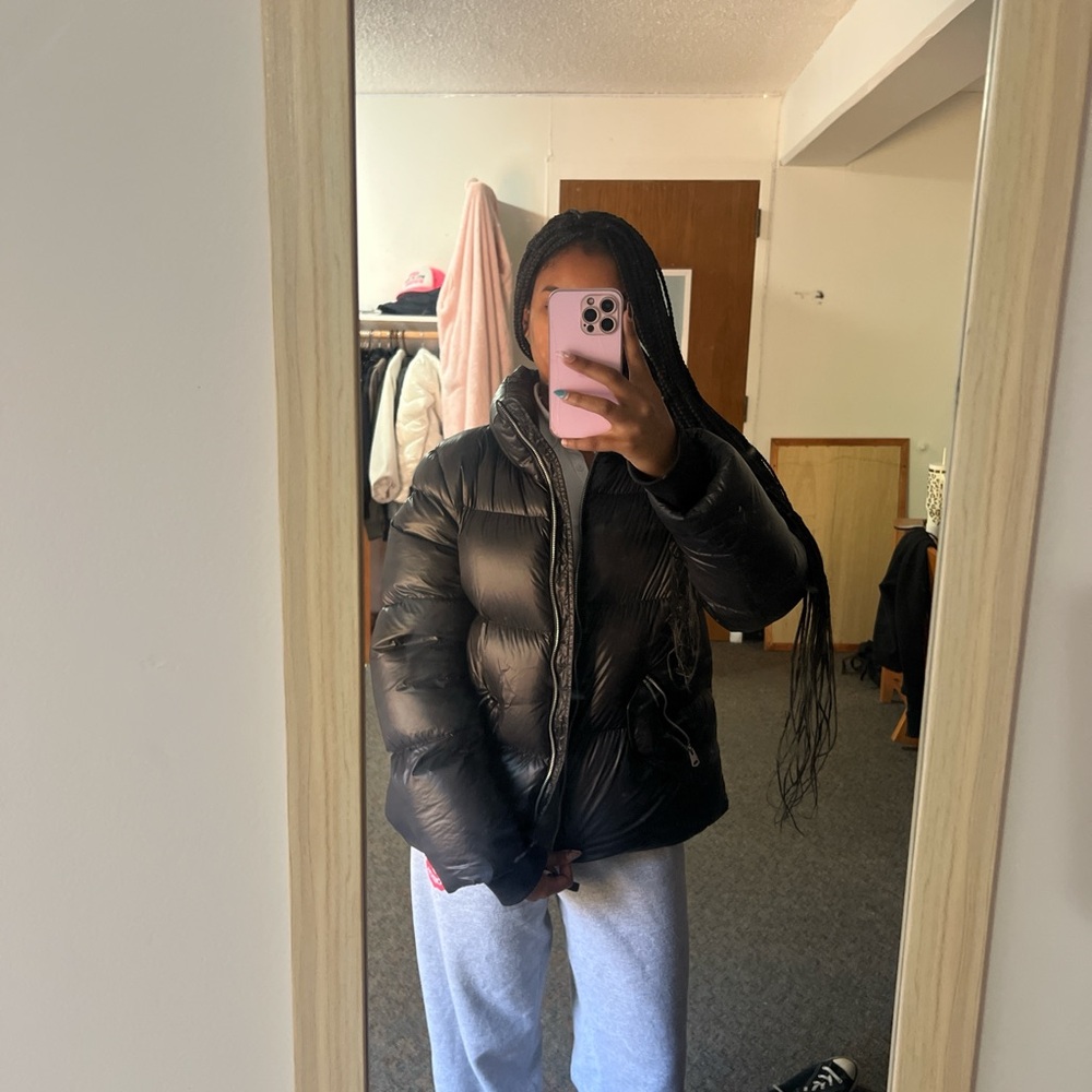 Mackage Shiny Black Puffer Jacket